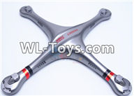 UDIRC-i350H Spare Parts-02 Upper shell cover-Silver,UDIR/C i350H rc Quadcopter parts,i350H rc Drone spare parts Accessories